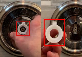 Remove the temperature restrictor